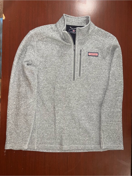 Vineyard Vines Other - Vineyard Vines Men's Heather Gray Quarter-Zip Sweater